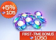 2100 Gems + 105 Bonus Gems
